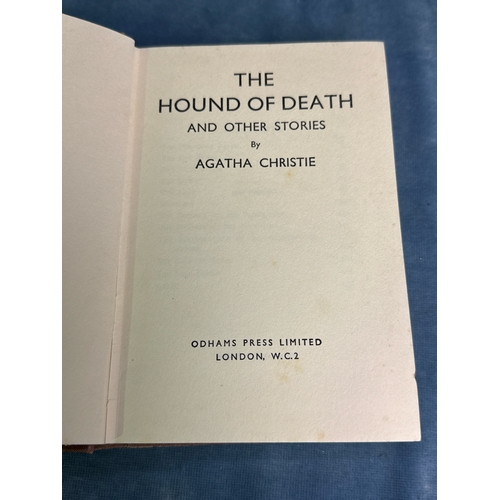 685 - The Hound of Death and Other Stories, Agatha Christie 1933 First Edition hardback book with dust jac... 