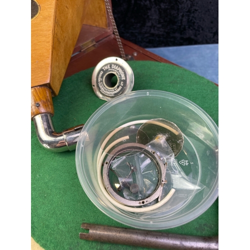 An extremely rare portable gramophone made by 'English Clocks ...