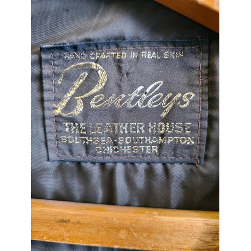 508 - Bentley's hand crafted leather waistcoat, from The Leather House, Chichester