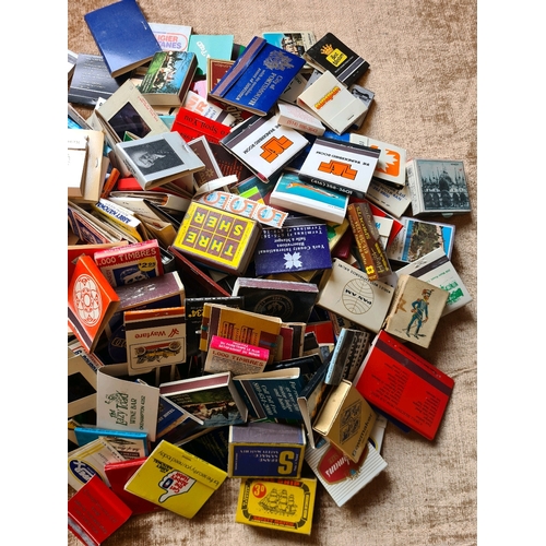 536 - Collection of matchboxes and matchbooks