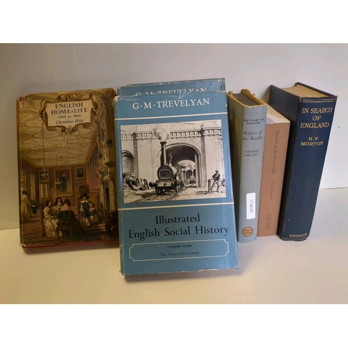 589 - Social history collection inc Illustrated English Social History in 4 vols, A Journal of the Plague ... 