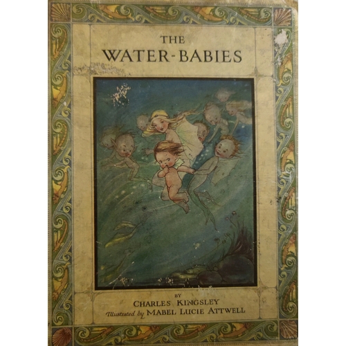 618 - A collection of vintage books of interest inc a lovely copy of The Water Babies, illustrations by Ma... 