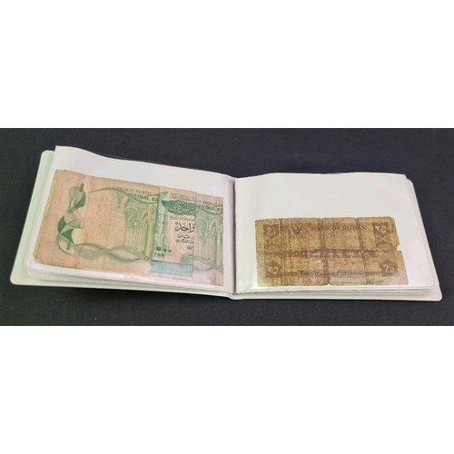 699 - Good collection of interesting vintage banknotes inc Tunisia cinqs Dinars, Burundi Francs, Egyptian ... 