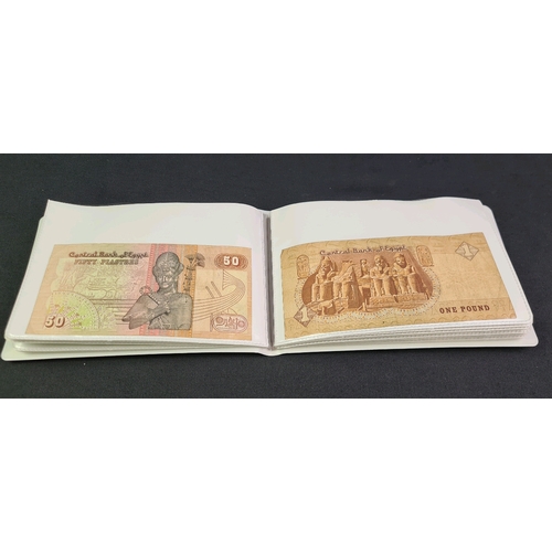 699 - Good collection of interesting vintage banknotes inc Tunisia cinqs Dinars, Burundi Francs, Egyptian ... 