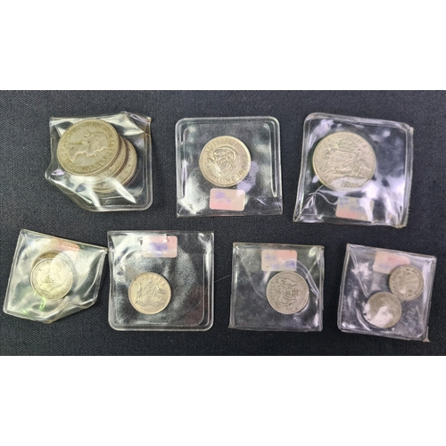 711 - Australian Coins - 2 x Three Pence (1951), 4 x Sixpence (1917-1963), 1 x Shilling (1961), 4 x Florin... 