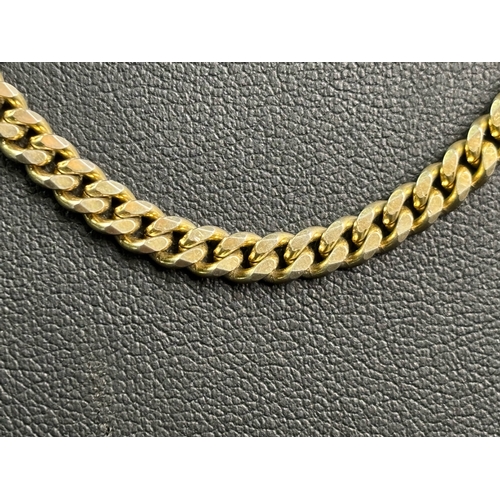 769 - Fabulous 18ct gold chain link necklace. 50 cms long. 18.3 gms.