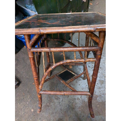 952 - Here we have a delightful pair of Victorian Bamboo side tables.  Smallest measuring H74cm x W52cm x ... 