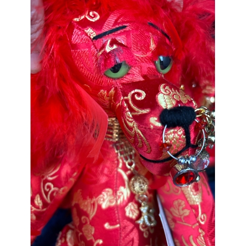 232 - Fabulous Red Dragon from the Bizaar Bears collection incredible detail L55cm approx