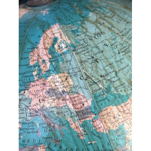 237 - Large vintage desktop globe H40cm approx