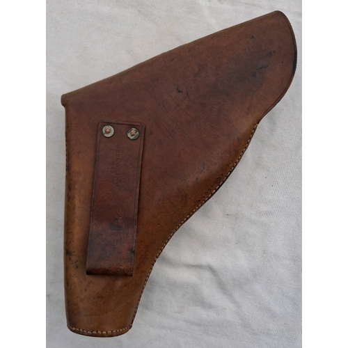 152 - WW2 British, 1943, flare pistol, leather holster