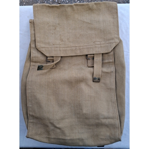 156 - WW2 British 20mm ammunition carrier pack, 1944