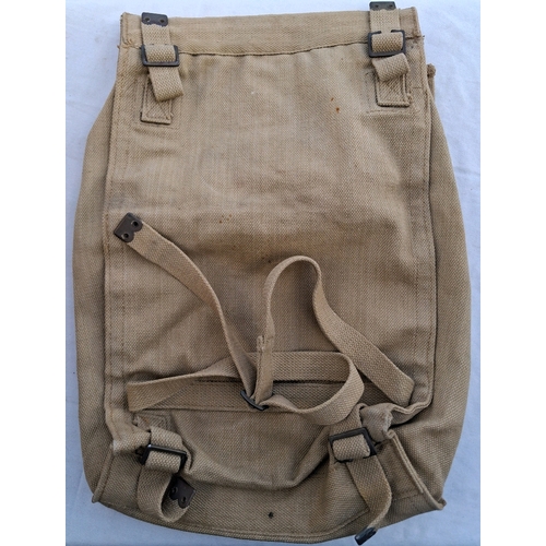 156 - WW2 British 20mm ammunition carrier pack, 1944