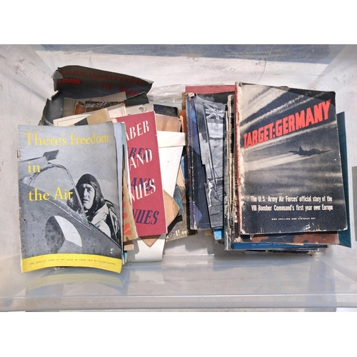 180 - Large box, WW2 HMSO publications, RAF, USAAF, Arctic war etc