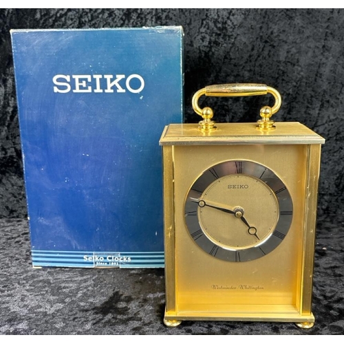 SEIKO DECOR Westminster Whittington 置時計 Vintage Seiko Quartz Westminster Whittington Wooden Mantle Chime