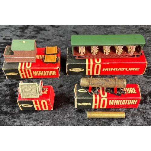 391 - Four boxed Playcraft HO Miniatures.