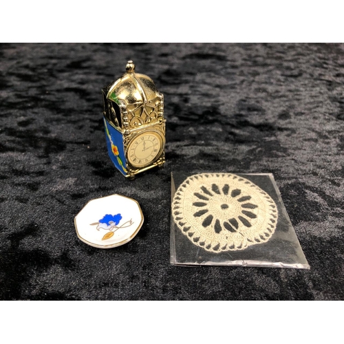 107 - Starter kit for a Victorian doll’s house including a family of figures, mahogany furniture and acces... 