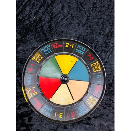 119 - Brilliant piece of nostalgia - vintage Poolette ’Your Roulette’ board game.
