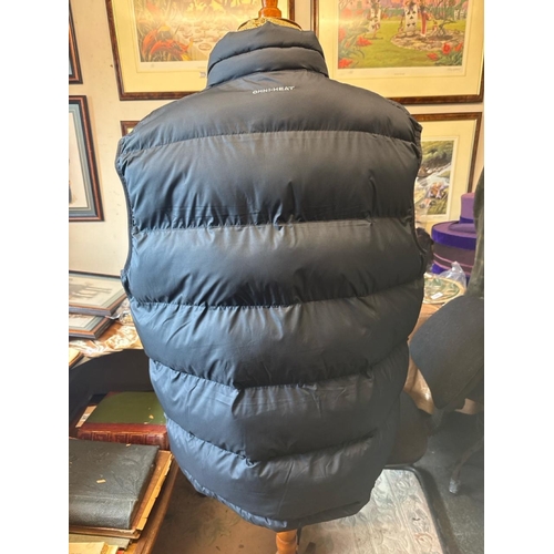 795 - Columbia Omniheat XXL black padded gilet with thermal lining, excellent condition