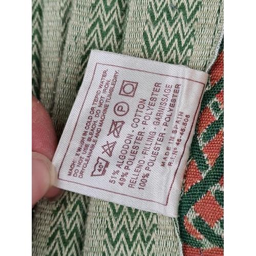 879 - Large Mallard duck inspired patchwork type throw