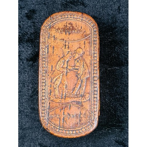 504 - Four more small decorative wooden boxes, one with metal trim.