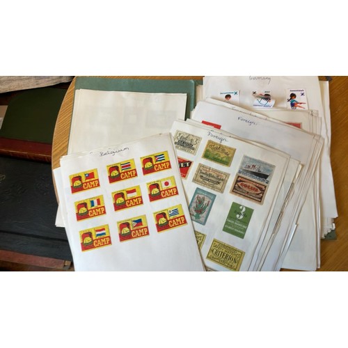 765 - Collection of matchbox fronts from around the world.