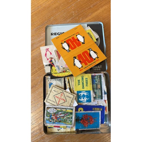 765 - Collection of matchbox fronts from around the world.