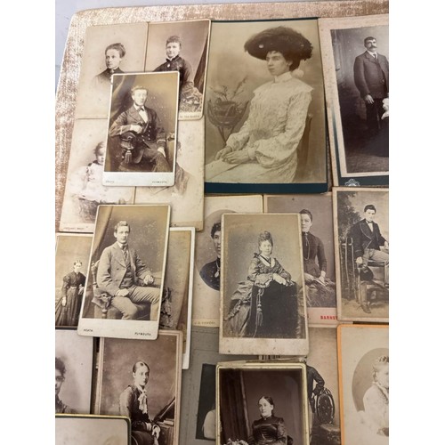 780 - Quantity of vintage / antique photographic cards from Devon and Cornwall photographers including Ply... 
