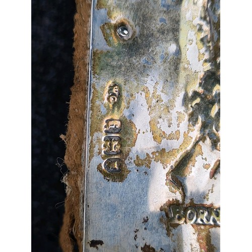 605 - Tennyson’s Poetical Works miniature book with silver front cover bearing portrait of Tennyson. Indis... 