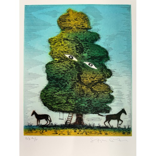 4 - Stephen Chambers R.A. (British, b.1960), 'High Court Judge' limited edition Artist's Proof 3/5 from ... 