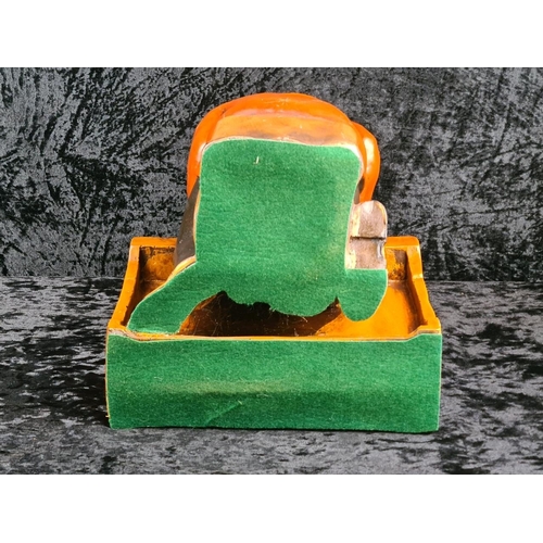 106 - Vintage fibreglass jazz pianist figurine. Approx H38cm.