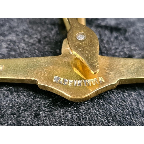 96 - Set of wooden, carved desk accessories, including a book stand/easel, a letter holder, and a box con... 