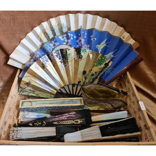 Large collection of fans, mainly vintage.