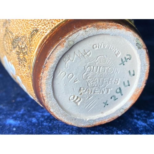 157 - Pair of 1920s Minton pedestal serving plates plus an antique Doulton jug and a green Bourne of Engla... 