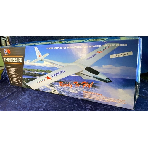 243 - Guanli thunderbird model Aircraft, boxed.