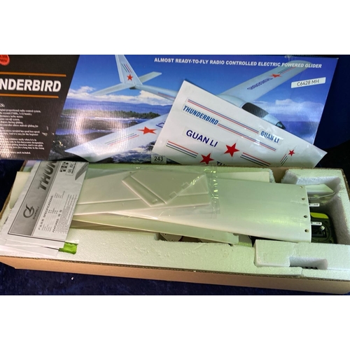 243 - Guanli thunderbird model Aircraft, boxed.