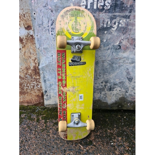255 - Wooden Skateboard.