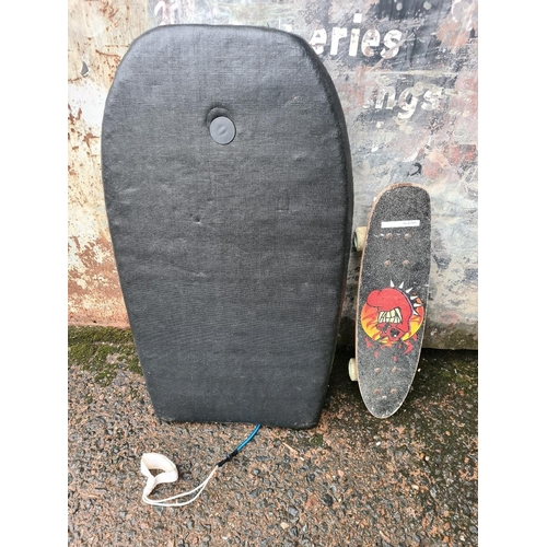 259 - Get ready for the summer holidays! Kids skateboard and body board.