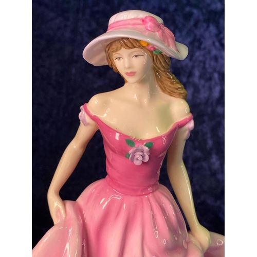 360 - Four Royal Doulton figurines tallest approx 21.5cm and a Carlton ware basque mug approx H10cm.