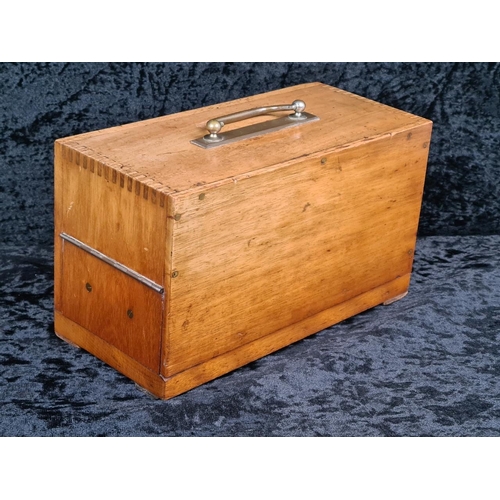 10 - Antique recording barograph, used to measure and visually record changes in atmospheric pressure. Ha... 