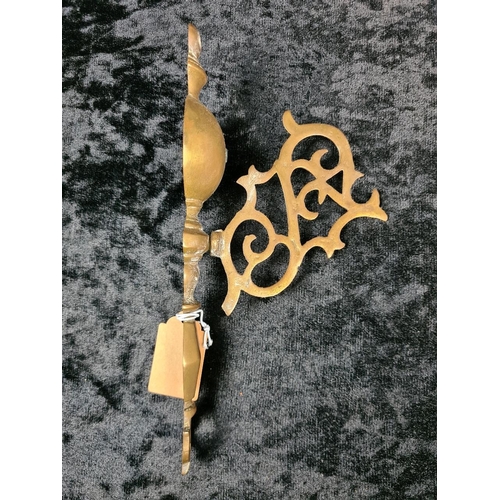 102 - 1920s oak-framed wall-mounted aneroid barometer (in working order) and three original clothes brushe... 