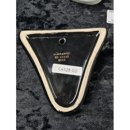 20 - Amazing set of vintage ceramic wall pockets (hang ‘em on your walls and fill with fresh flowers, and... 