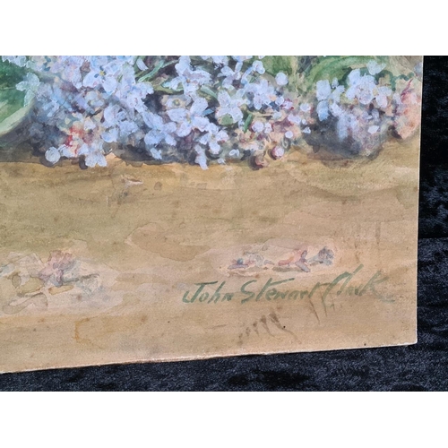 21 - Beautiful original watercolour on board of 