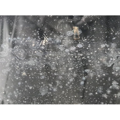 28 - Early 20th-century oak framed bevel-edge mirror with decorative rope-style trim. Frame approx H62cm ... 