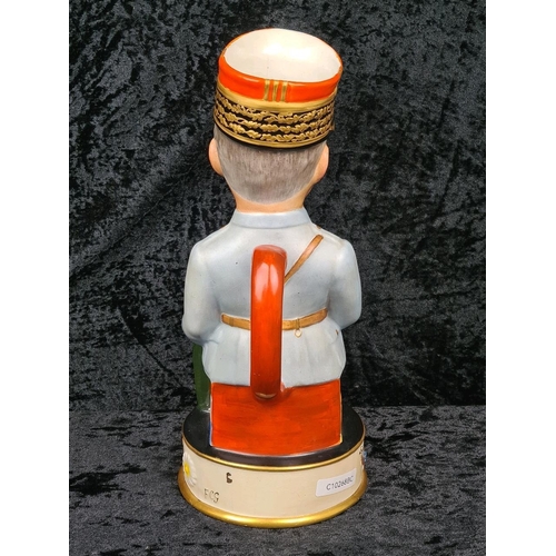 38 - Antique ceramic Toby Jug portraying Marshal Ferdinand Foch, the Supreme Allied Commander of the West... 