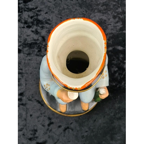 38 - Antique ceramic Toby Jug portraying Marshal Ferdinand Foch, the Supreme Allied Commander of the West... 