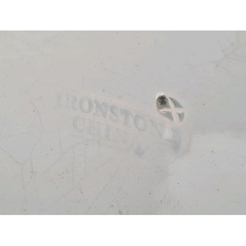 39 - Wonderful antique Georgian, early 19th-century Staffordshire ironstone octagonal mug with a green se... 