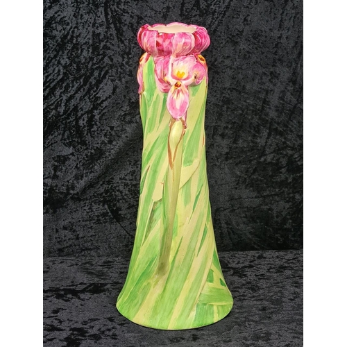 40 - Chintzware alert! Vibrant 1930s Royal Winton Grimwades jug/ewer featuring moulded and hand-painted i... 