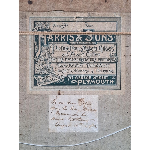 5 - Edwardian tinted art print titled 