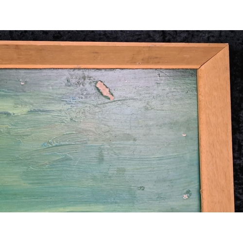 53 - Framed oil on board of St Michael's Mount, Marazion in Cornwall - painted in an impressionist style ... 