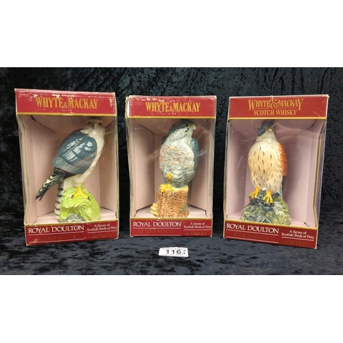 116 - Three boxed Whyte & Mackay Royal Doulton ceramic decanters from the 